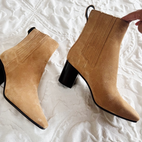 Rag & Bone Astra Suede Chelsea Booties Size - Picture 5 of 10
